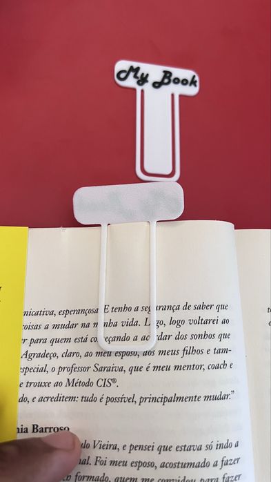 Marcador de pagina “My book”