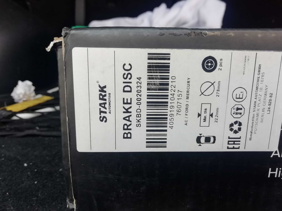 Discos travão ford