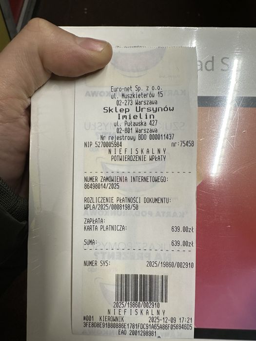 Tablet Huawei MatePad SE 6GB/128GB + rysik M-Pen Lite — NOWY