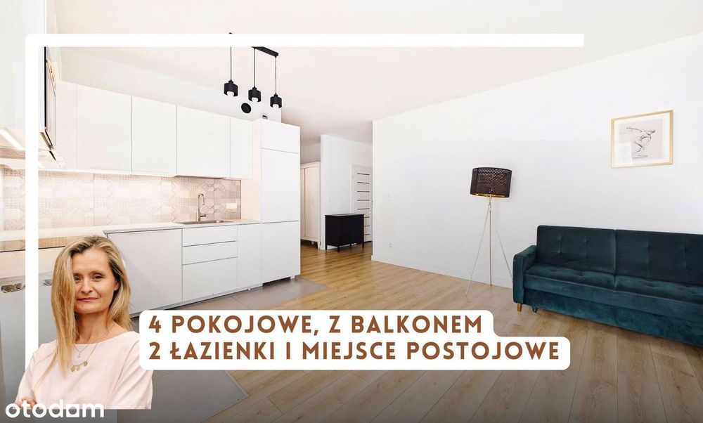 4 pokoje-garaż w cenie-balkon-GALERIA Mokotów