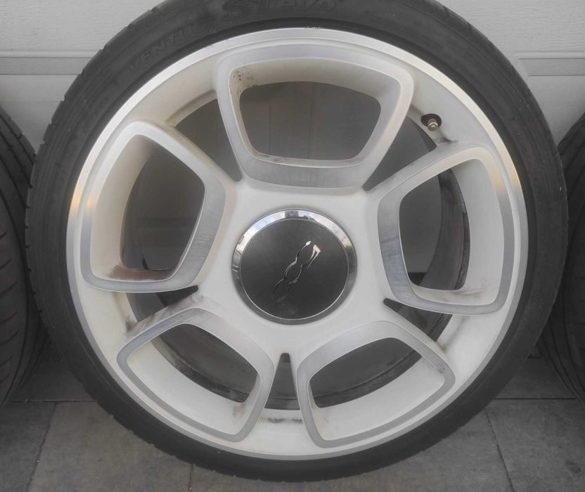 FIAT 500 ABARTH 17" kpl. koła, felgi 4x98 ET 38, OE 51884258