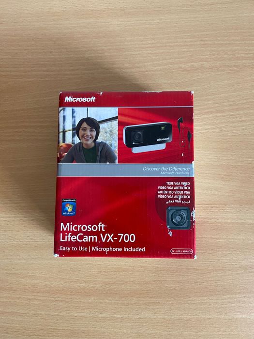 Câmara Web/Webcam Microsoft LifeCam VX-700 (com auricular)