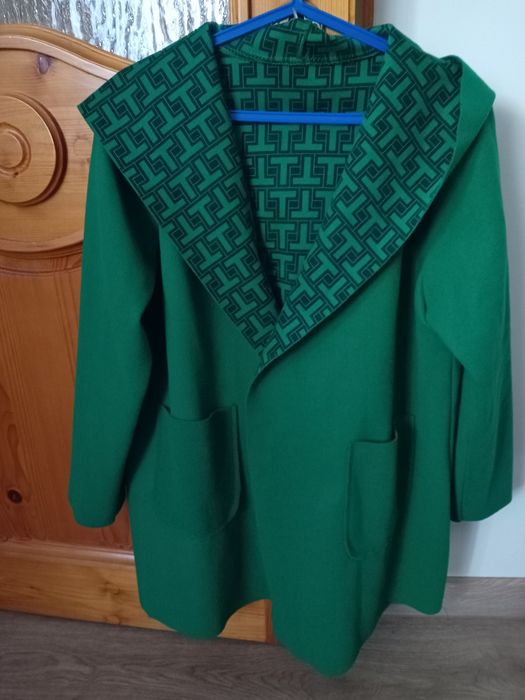 Kurtka płaszcz  zielony XL/XXL