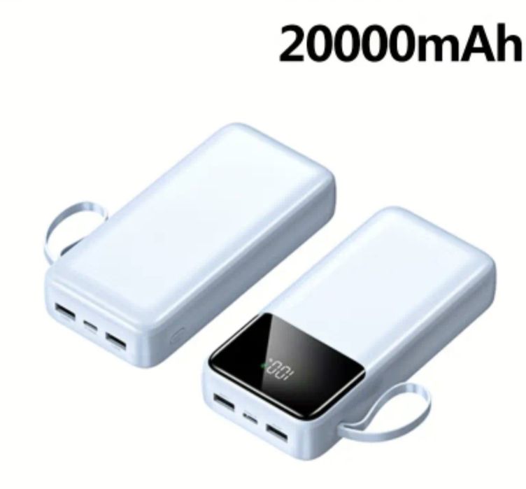 Павербанк 20000 mAh 3 LED-дисплеєм – Новий