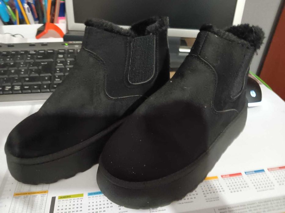 Bota quentinha preta