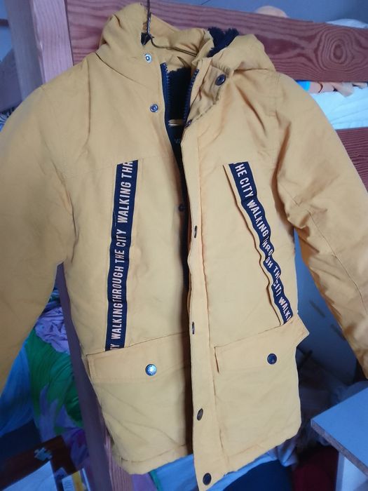 Куртка курточка парка  дитяча зимова осіння 7-8  р.