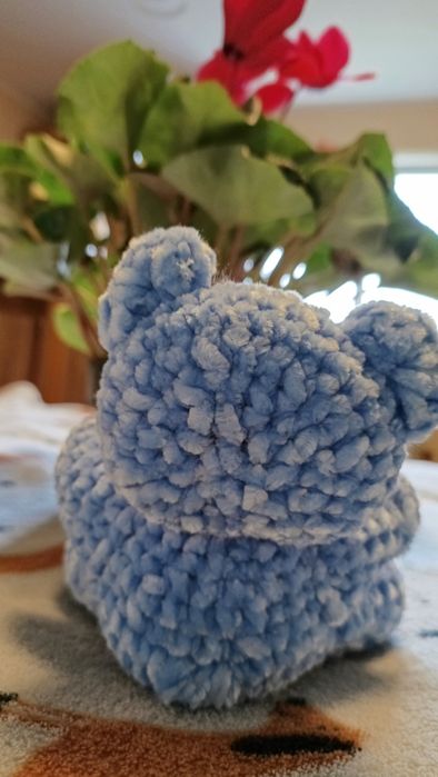 Іграшка ведмедик з сердечком, hand made