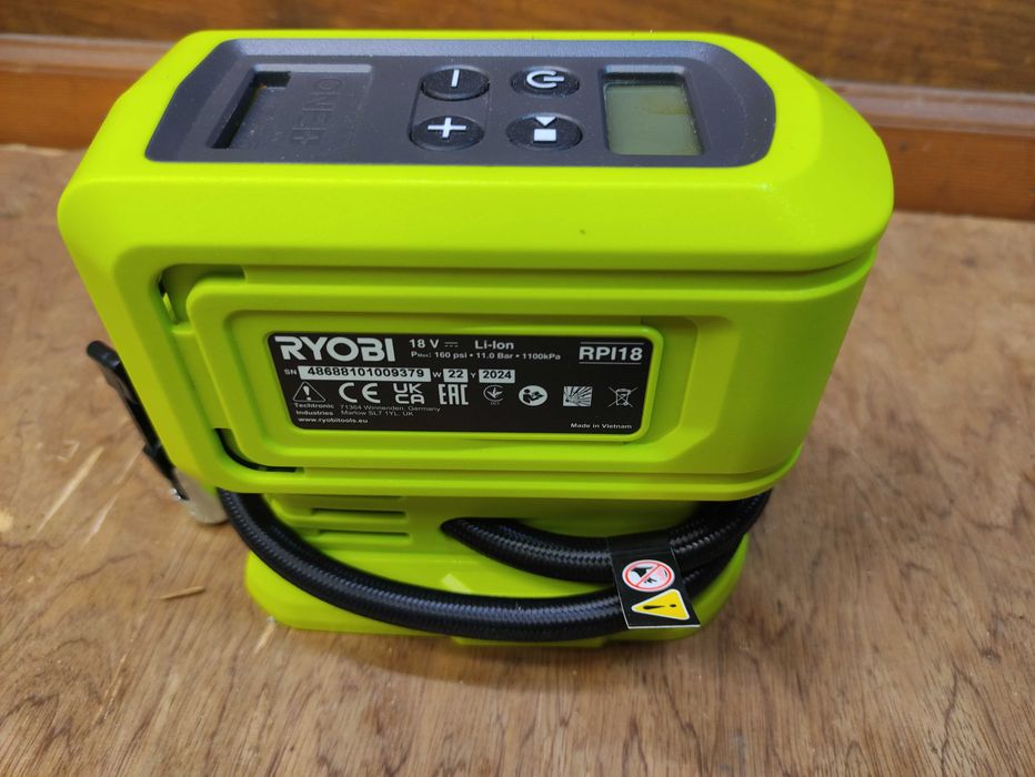 Акумуляторний компресор Ryobi RPI18 18V ONE+