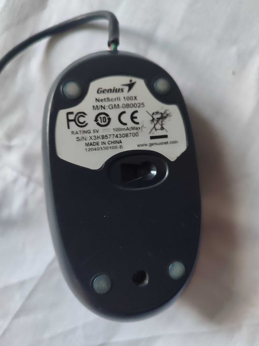 Мышка компьютерная проводная "Genius" б у