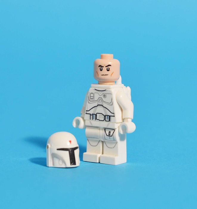 Boba Fett White -Figurka LEGO Star Wars -  sw0631