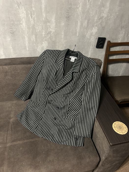 Винтажный пиджак issey miyake авангард полоска japan prada hermes ysl