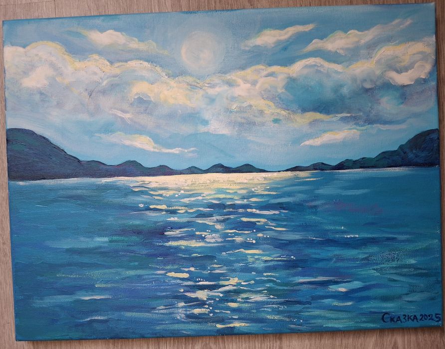 Картина «Море» акрил на полотні 35×45 см