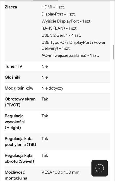 Monitor Dell 24 z hubem USB-C — P2422HE