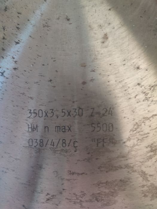 Disco de corte de madeira