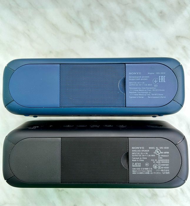 Портативні колонки  Sony SRS-XB30 Blue/black 2шт!