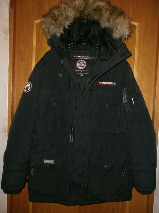 Куртка парка аляска Geographical Norway, разм. L, наш 52. ПОГ-64 см