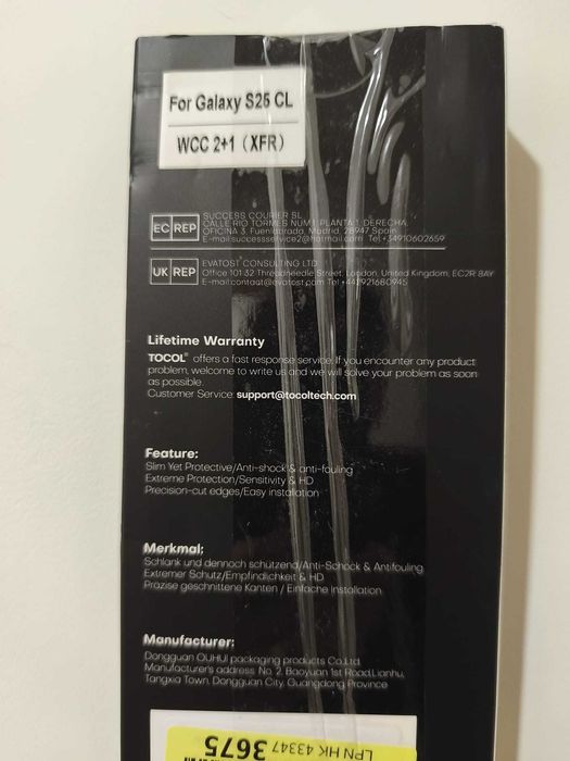 Pelicula Galaxy S25 CL