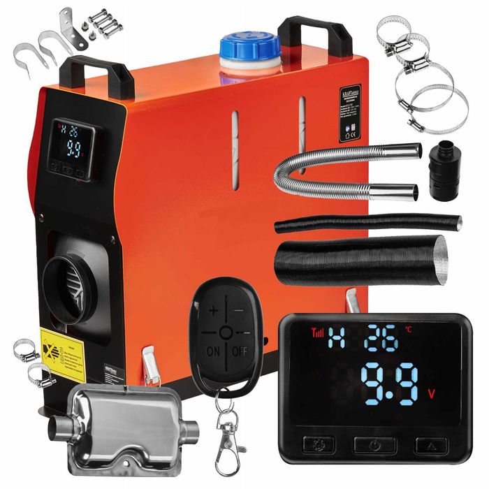 Nagrzewnica postojowa 9 kW 12V do kampera, namiotu, dostawczaka