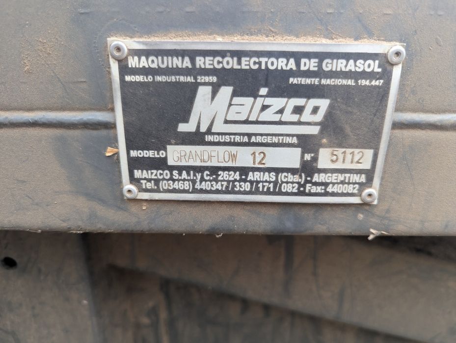 Жатка для збирання соняшнику Maizco