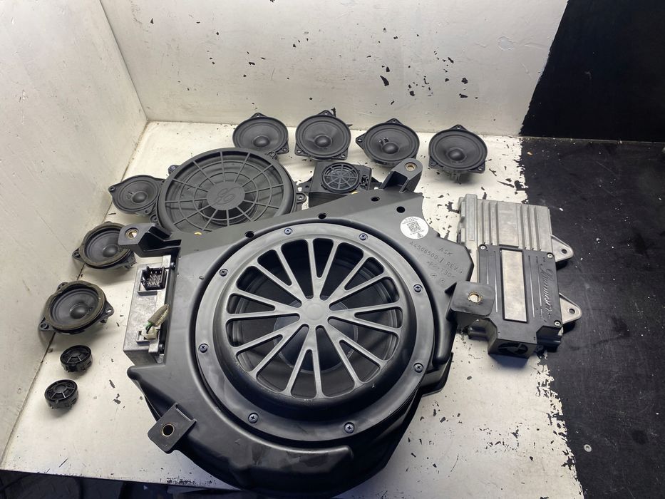 porsche cayenne ii nagłośnienie burmester głośniki wzmacniacz subwoofe