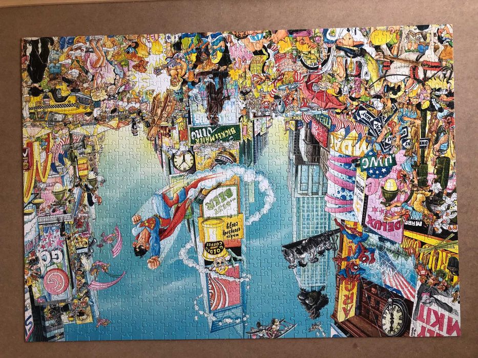 Puzzle Jumbo 1000 elementów.