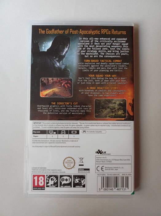 Wasteland 2 Director's cut - Nintendo Switch
