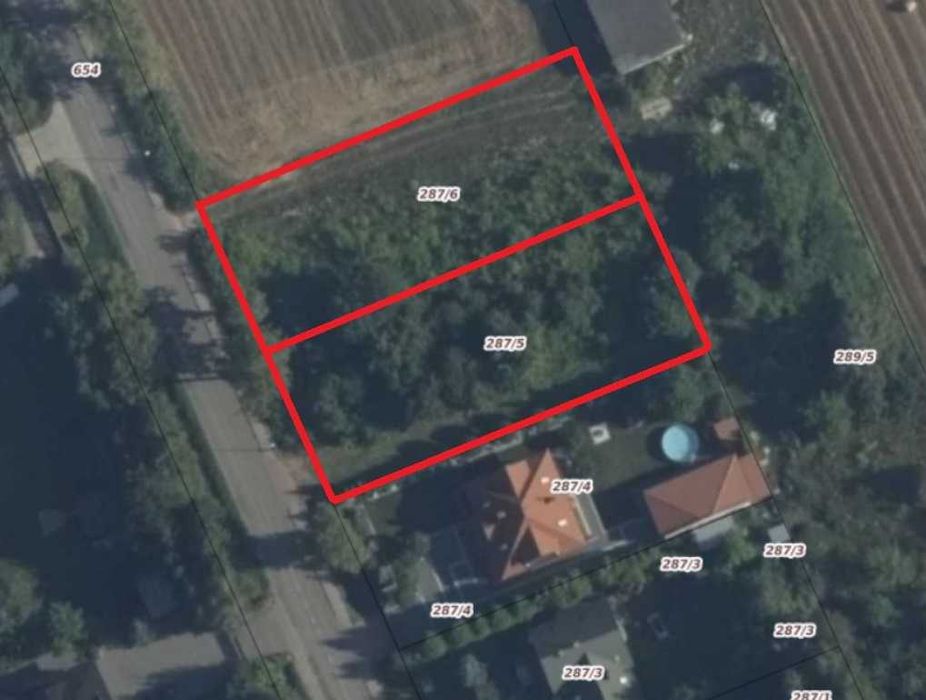 Sprzedam 2 działki 1200m2 Nowe Opole, ul.Lipowa