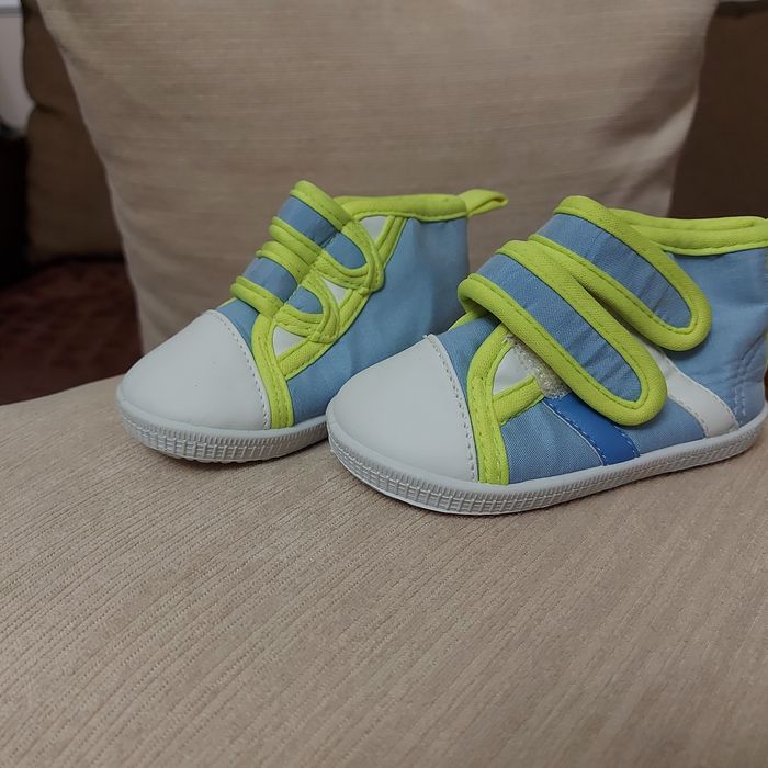 Тапочки-пінетки жовто-блакитні