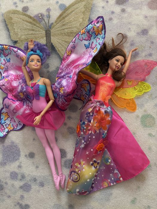 Barbie motyl skladane skrzydla