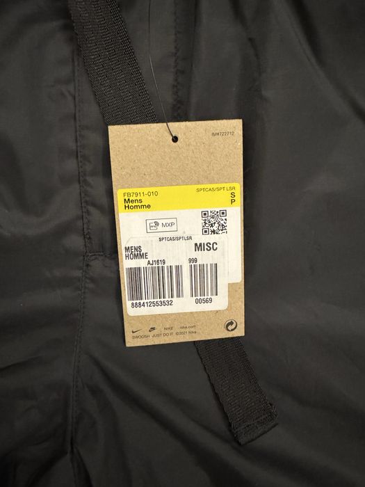 Штани чоловічі Nike Tech Lined Woven Pant Black