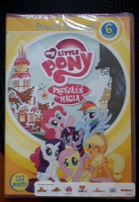 My Little Pony część 6 przyjaźń to magia kucyki pony dvd bajka nowe