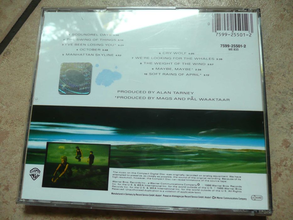 A-HA SCOUNDREL DAYS płyta kompaktowa cd