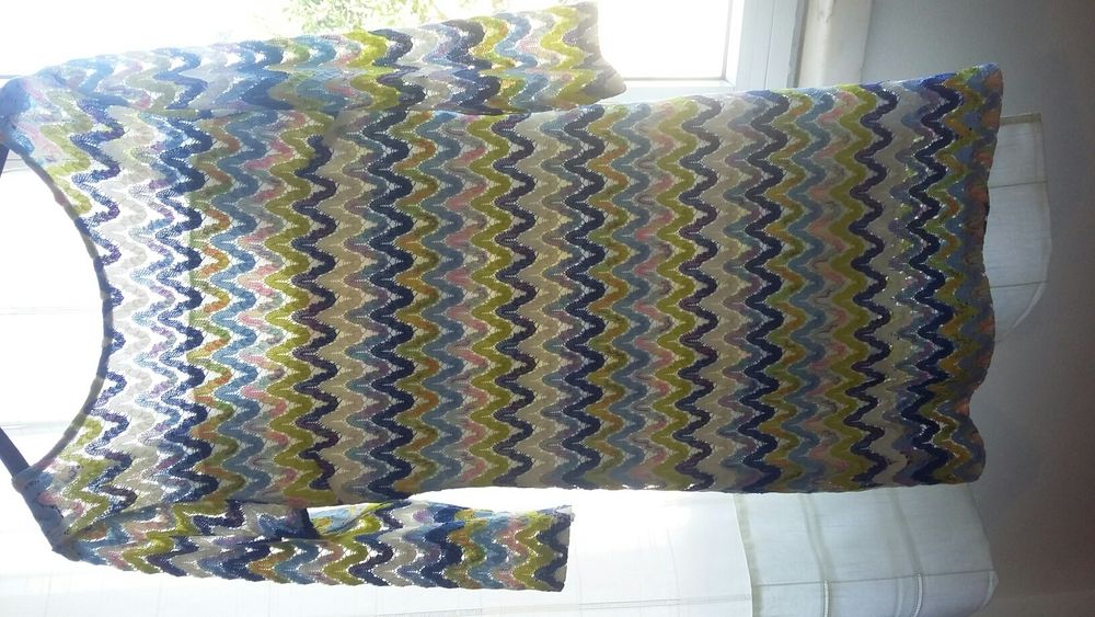 Vestido malha/renda