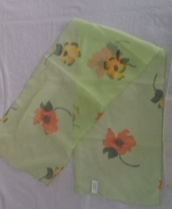 Chusta/szal 95 cm x 24 cm + chusteczka 44 cm x 45 cm -NOWE