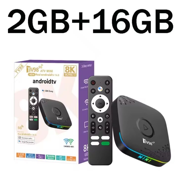 Android mini TV 98 RK3518Netflix YouTube HDMI IP TV aplikacje