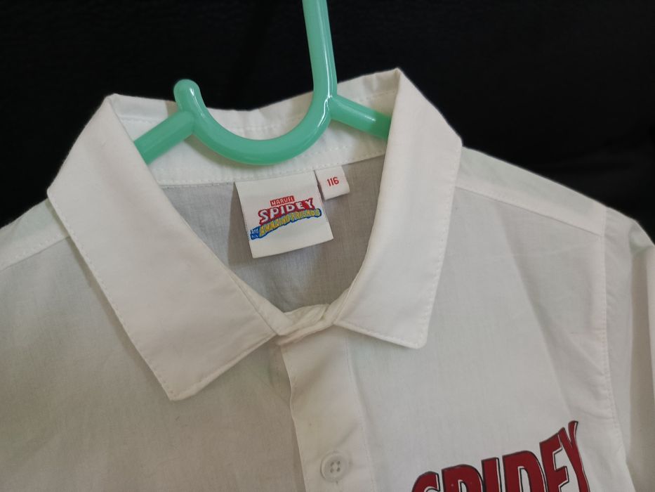 Koszula biała Spiderman, rozm.116