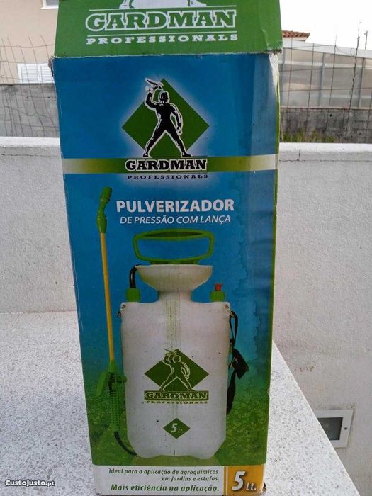 Pulverizador de pressão com Lança novo de 5 Litros