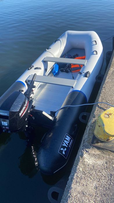 Ponton Yamaha 380s + Silnik Mercury 15KM + Przyczepka