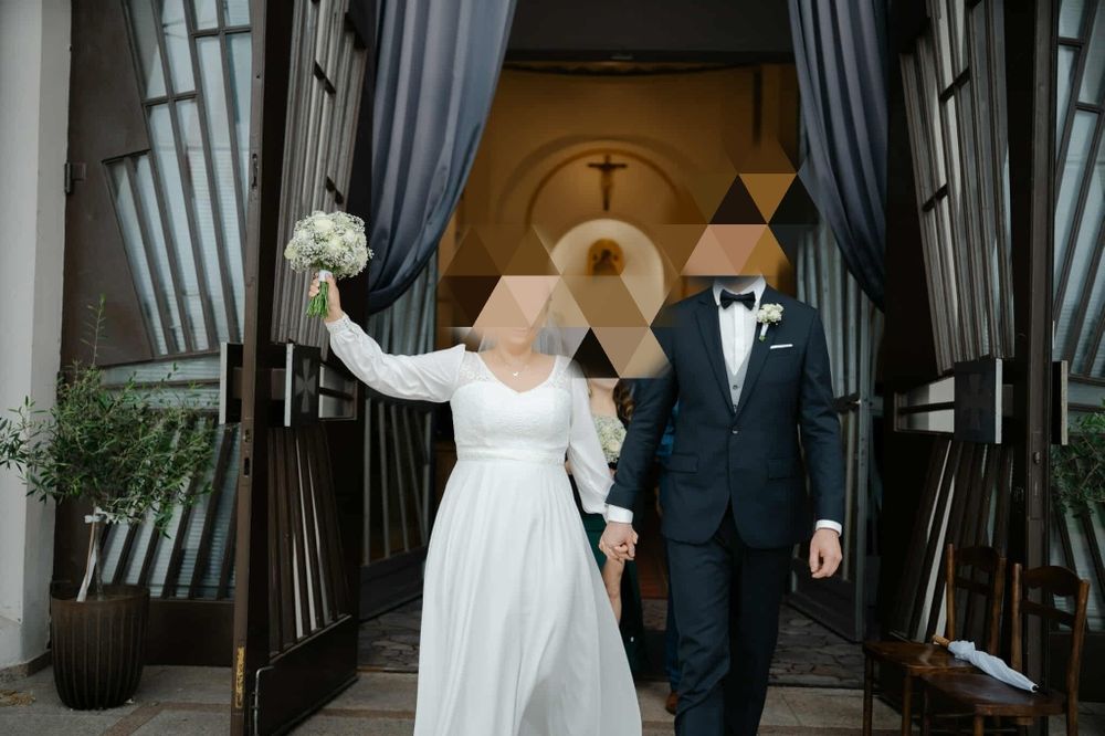 Suknia ślubna  XL / 170cm plus 6cm obcas