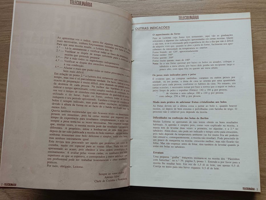 Tele Culinária 1 a 52 do Chefe António Silva