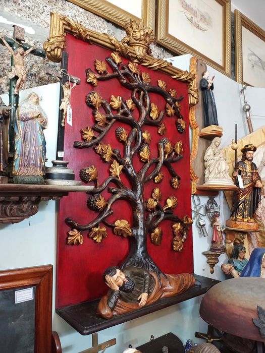 Retábulo Árvore Jessé Madeira Século XIX