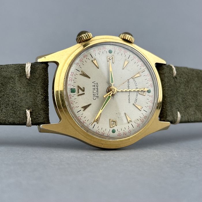 Zegarek vintage Signal – budzik | męski | oryginalny | USSR | oryginal