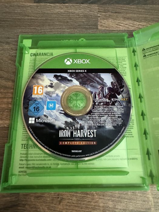 Xbox Series X Iron Harvest Complete Edition PL!