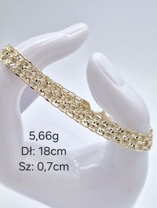 Złota bransoletka 585 14k NOWA