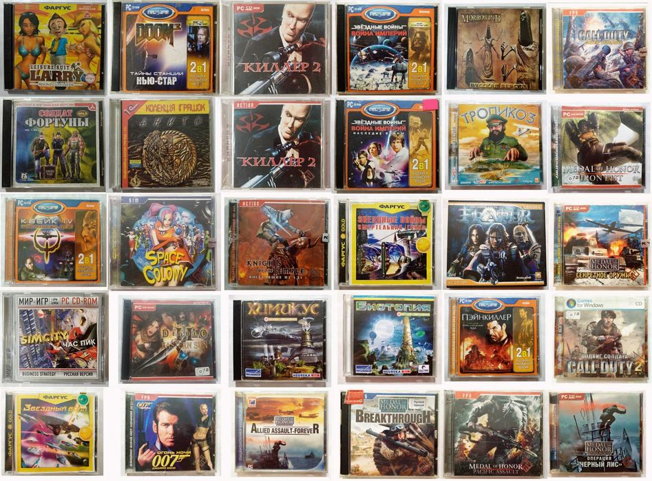 Коллекционные игры на CD