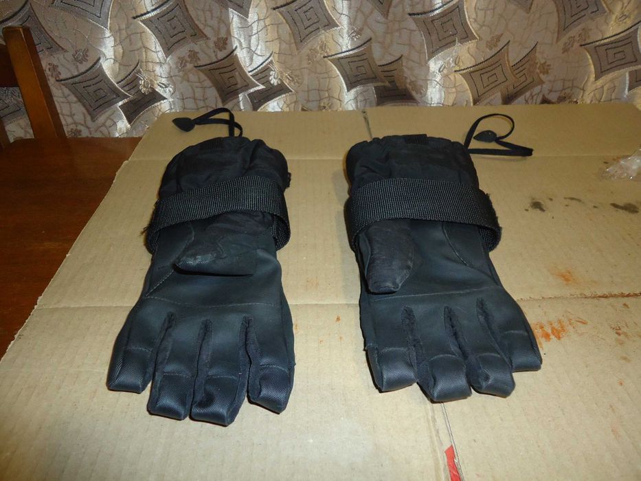 Тёплые перчатки для лыж, велосипеда, подростковые, размер 26-9,5 см