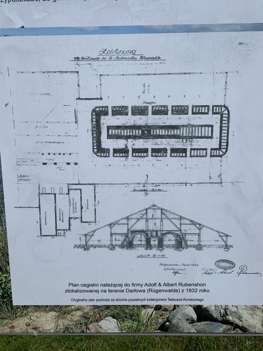 Stara cegła Darłowo Wzór 1 - H.FALHENHAGEN RUGENWALDE  APHR 06/23