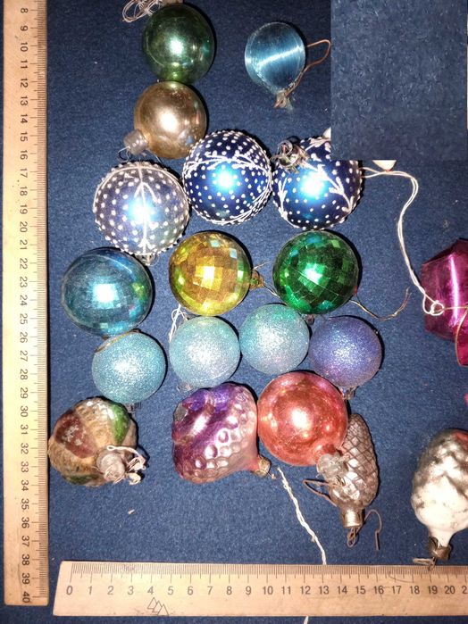 Ёлочные украшения, новогодние игрушки СССР