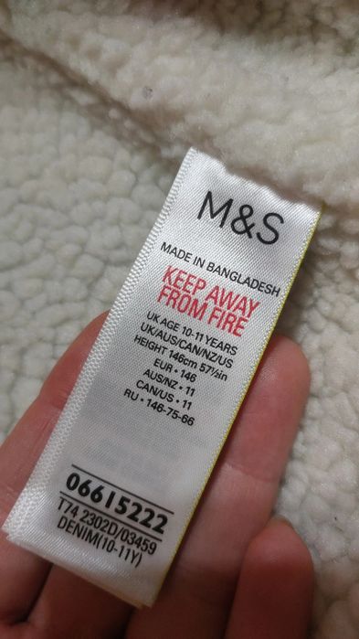 Джинсовка джинсова куртка M&S
