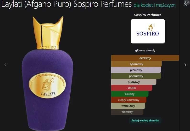 Sospiro Laylati 100 ml EDP